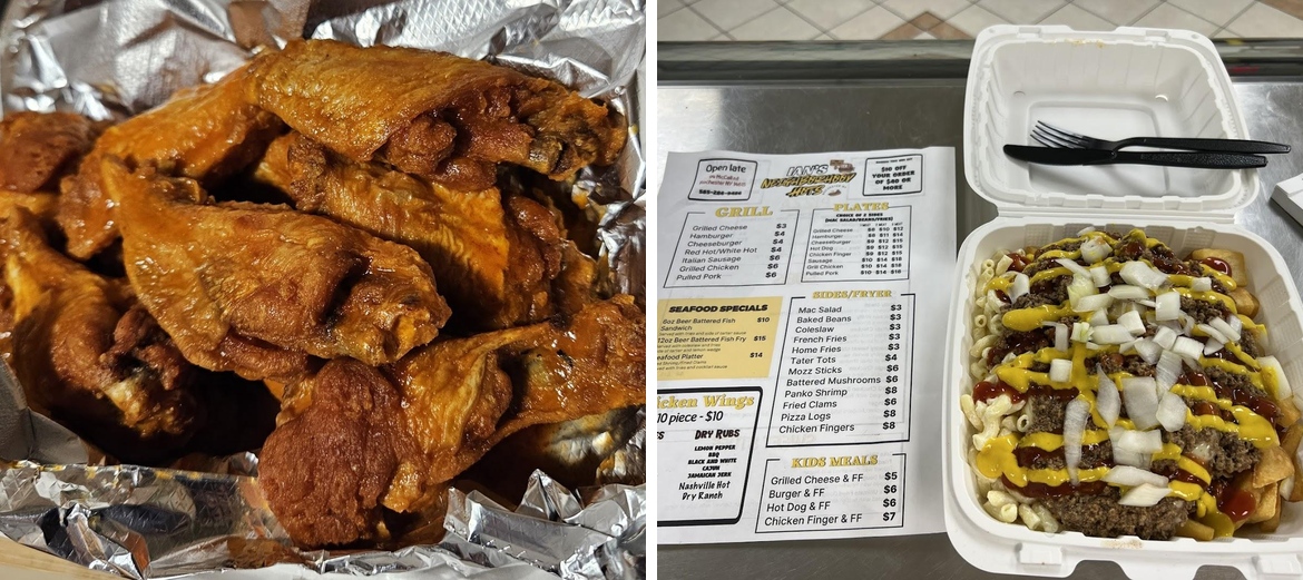 Ian's Neighborhood Hots Menu