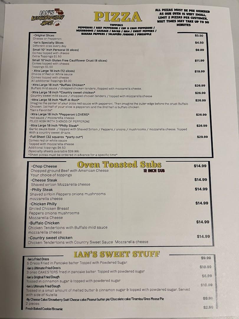 Ian's Neighborhood Hots